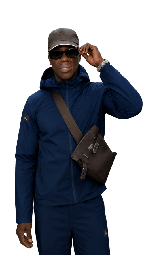 Alo Shell Jacket (Blue/Black/Gray)