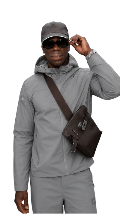 Alo Shell Jacket (Blue/Black/Gray)