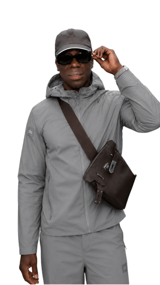 Alo Shell Jacket (Blue/Black/Gray)