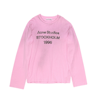 Acne studios pink logo t-shirt 1996